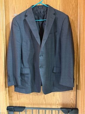 Pronto Uomo Dark Gray Patterned Sport Coat